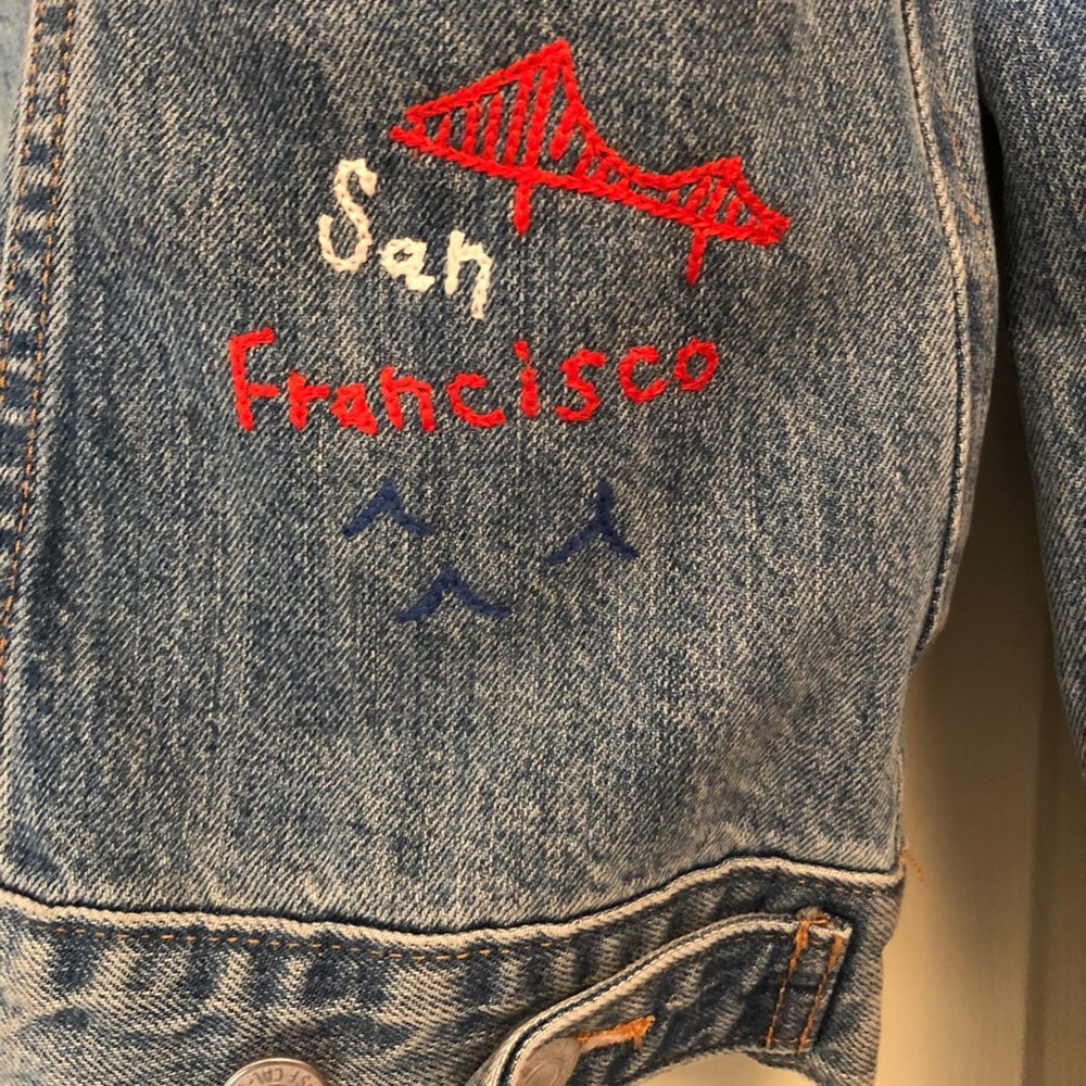 Patchwork Levi’s Trucker Jean Jacket - image 6